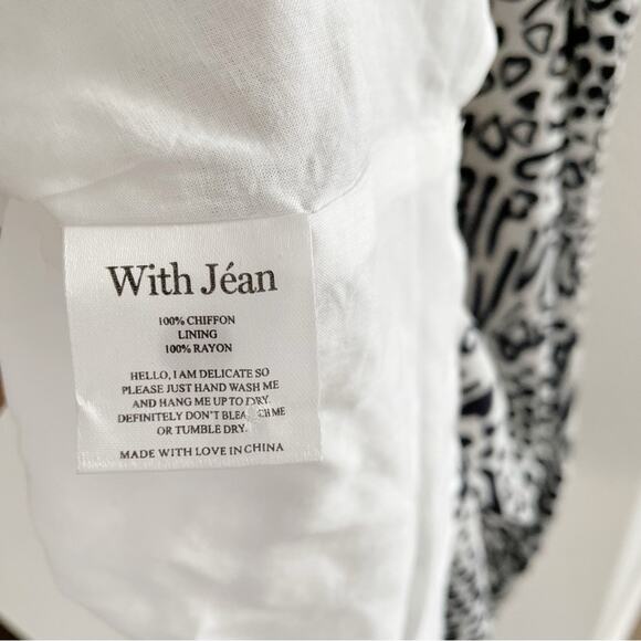 With Jean Boogie Cami Mini Dress In Wild Child Leopard Y2K Size Small Babydoll - Picture 12 of 16